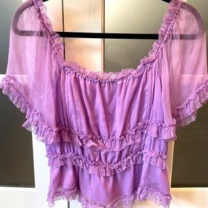 Love Sam top size M worn on or off shoulders. Excellent condition!